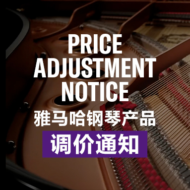 必发88钢琴产品调价通知